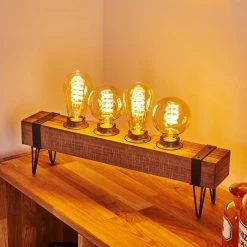 Hofstein Montgomery Tischleuchte Schwarz, Holz hell, 4-flammig 30 Hofstein Montgomery Tischleuchte Schwarz, Holz hell, 4-flammig -Günstiges Tischlampen Geschäft montgomery tischleuchte h3368619 13