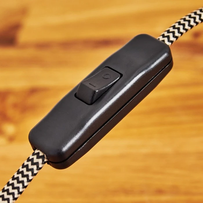 Hofstein Montgomery Tischleuchte Schwarz, Holz hell, 4-flammig 17 Hofstein Montgomery Tischleuchte Schwarz, Holz hell, 4-flammig – Bild 15