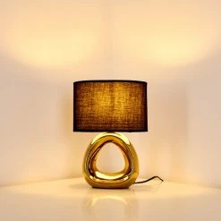 Hofstein Morcote Tischleuchte Gold, 1-flammig 29 Hofstein Morcote Tischleuchte Gold, 1-flammig -Günstiges Tischlampen Geschäft morcote tischleuchte h3282472 do1 9