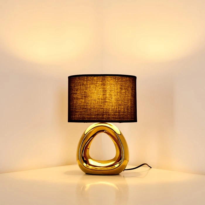 Hofstein Morcote Tischleuchte Gold, 1-flammig 12 Hofstein Morcote Tischleuchte Gold, 1-flammig – Bild 10