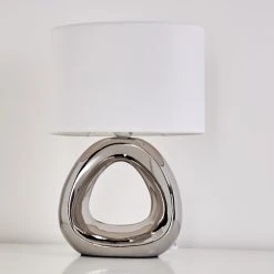 Hofstein Morcote Tischleuchte Chrom, 1-flammig -Günstiges Tischlampen Geschäft morcote tischleuchte h3282519 do1 13