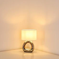 Hofstein Morcote Tischleuchte Chrom, 1-flammig -Günstiges Tischlampen Geschäft morcote tischleuchte h3282519 do1 15