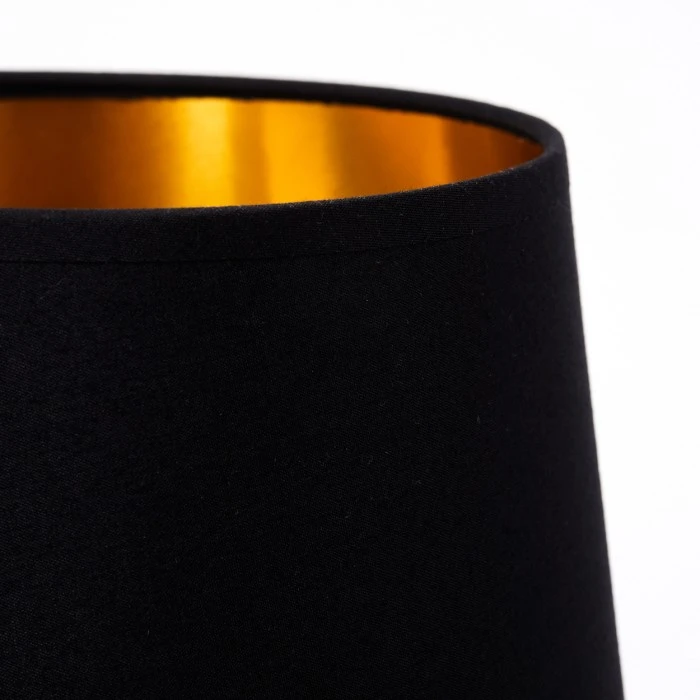 Hofstein Mortteli Tischleuchte Schwarz, Gold, 1-flammig 8 Hofstein Mortteli Tischleuchte Schwarz, Gold, 1-flammig – Bild 6