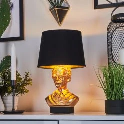 Hofstein Mortteli Tischleuchte Schwarz, Gold, 1-flammig 20 Hofstein Mortteli Tischleuchte Schwarz, Gold, 1-flammig -Günstiges Tischlampen Geschäft mortteli tischleuchte h3568965 8