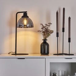 Hofstein Morzine Tischleuchte Schwarz, 1-flammig 23 Hofstein Morzine Tischleuchte Schwarz, 1-flammig -Günstiges Tischlampen Geschäft morzine tischleuchte h3368909 6