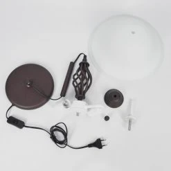 Hofstein Mosquerito Tischleuchte Rostfarben, 2-flammig 18 Hofstein Mosquerito Tischleuchte Rostfarben, 2-flammig -Günstiges Tischlampen Geschäft mosquerito tischleuchte h3577080 4