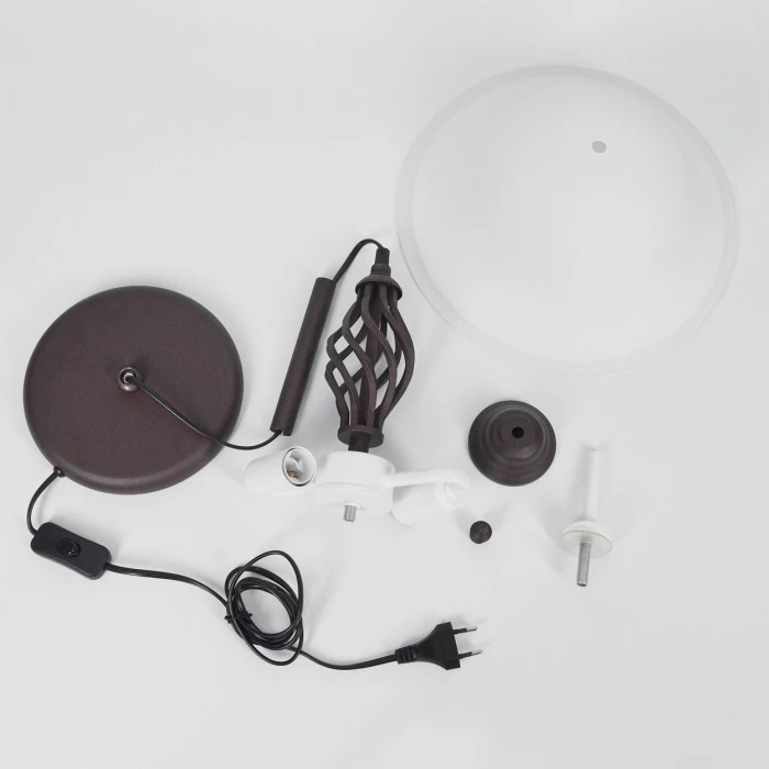 Hofstein Mosquerito Tischleuchte Rostfarben, 2-flammig 7 Hofstein Mosquerito Tischleuchte Rostfarben, 2-flammig – Bild 5