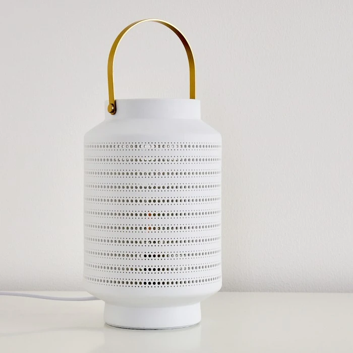 Hofstein Nakajima Tischleuchte Weiß, 1-flammig 9 Hofstein Nakajima Tischleuchte Weiß, 1-flammig – Bild 7