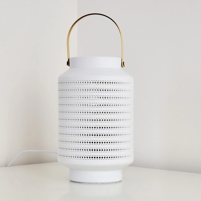 Hofstein Nakajima Tischleuchte Weiß, 1-flammig 11 Hofstein Nakajima Tischleuchte Weiß, 1-flammig – Bild 9