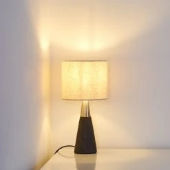 Hofstein Nanjing Tischleuchte Nickel-Matt, Schwarz, 1-flammig 32 Hofstein Nanjing Tischleuchte Nickel-Matt, Schwarz, 1-flammig -Günstiges Tischlampen Geschäft nanjing tischleuchte h3352373 12