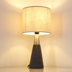 Hofstein Nanjing Tischleuchte Nickel-Matt, Schwarz, 1-flammig 22 Hofstein Nanjing Tischleuchte Nickel-Matt, Schwarz, 1-flammig -Günstiges Tischlampen Geschäft nanjing tischleuchte h3352373 2