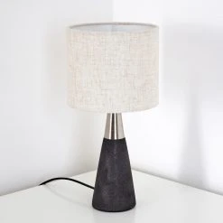 Hofstein Nanjing Tischleuchte Nickel-Matt, Schwarz, 1-flammig 25 Hofstein Nanjing Tischleuchte Nickel-Matt, Schwarz, 1-flammig -Günstiges Tischlampen Geschäft nanjing tischleuchte h3352373 5