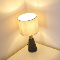 Hofstein Nanjing Tischleuchte Nickel-Matt, Schwarz, 1-flammig 27 Hofstein Nanjing Tischleuchte Nickel-Matt, Schwarz, 1-flammig -Günstiges Tischlampen Geschäft nanjing tischleuchte h3352373 7