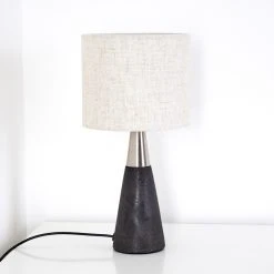 Hofstein Nanjing Tischleuchte Nickel-Matt, Schwarz, 1-flammig 29 Hofstein Nanjing Tischleuchte Nickel-Matt, Schwarz, 1-flammig -Günstiges Tischlampen Geschäft nanjing tischleuchte h3352373 9