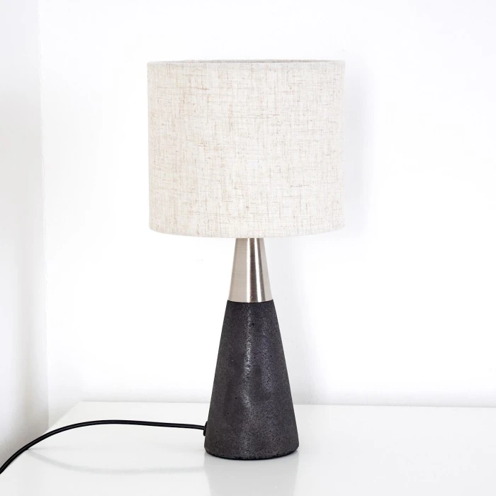 Hofstein Nanjing Tischleuchte Nickel-Matt, Schwarz, 1-flammig 12 Hofstein Nanjing Tischleuchte Nickel-Matt, Schwarz, 1-flammig – Bild 10