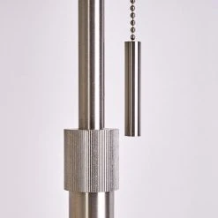 Hofstein Neuville Tischleuchte Nickel-Matt, 1-flammig -Günstiges Tischlampen Geschäft neuville tischleuchte h3285220 do1 17