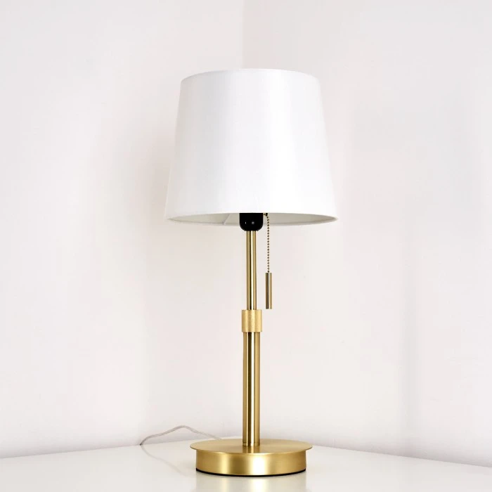 Hofstein Neuville Tischleuchte Gold, 1-flammig 8 Hofstein Neuville Tischleuchte Gold, 1-flammig – Bild 6