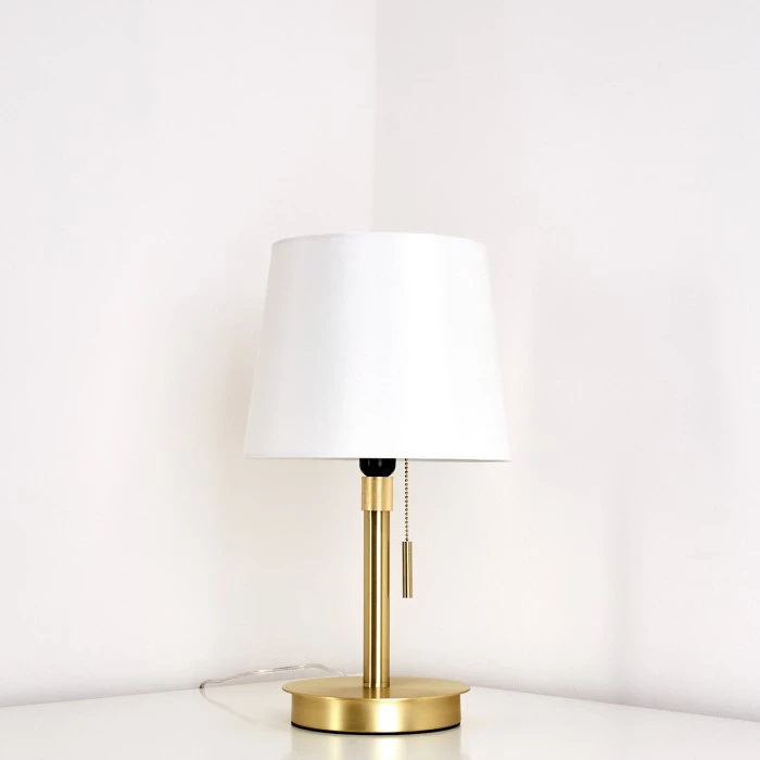 Hofstein Neuville Tischleuchte Gold, 1-flammig 9 Hofstein Neuville Tischleuchte Gold, 1-flammig – Bild 7