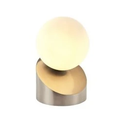 Nino Leuchten ALISA Tischleuchte LED Nickel-Matt, 1-flammig