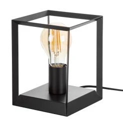 Nino Leuchten CUBO Tischleuchte Schwarz, 1-flammig