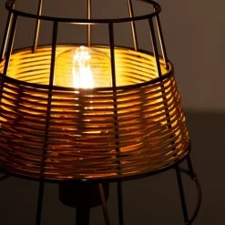 Nino Leuchten ESRA Tischleuchte Schwarz, 1-flammig -Günstiges Tischlampen Geschäft nino leuchten esra tischleuchte 51340108 2