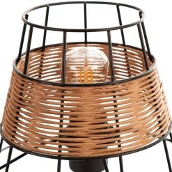 Nino Leuchten ESRA Tischleuchte Schwarz, 1-flammig -Günstiges Tischlampen Geschäft nino leuchten esra tischleuchte 51340108 4