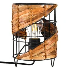 Nino Leuchten JAVA Tischleuchte Schwarz, 1-flammig