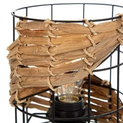 Nino Leuchten JAVA Tischleuchte Schwarz, 1-flammig -Günstiges Tischlampen Geschäft nino leuchten java tischleuchte 52740108 3