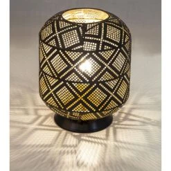 Nino Leuchten KURLA Tischleuchte Schwarz, 1-flammig -Günstiges Tischlampen Geschäft nino leuchten kurla tischleuchte 50320108 1