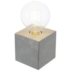 Nino Leuchten LEONIE Tischleuchte Grau, 1-flammig