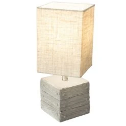 Nino Leuchten LISCO Tischleuchte Grau, 1-flammig