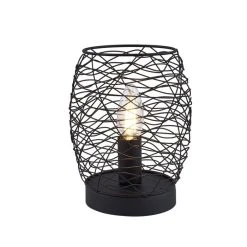 Nino Leuchten PAU Tischleuchte Schwarz, 1-flammig
