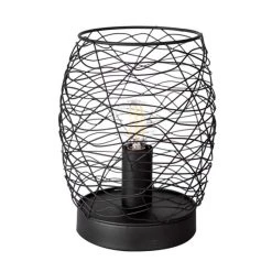 Nino Leuchten PAU Tischleuchte Schwarz, 1-flammig -Günstiges Tischlampen Geschäft nino leuchten pau tischleuchte 51290108 2