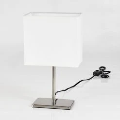 Hofstein Niukkala Tischleuchte Nickel-Matt, 1-flammig 16 Hofstein Niukkala Tischleuchte Nickel-Matt, 1-flammig -Günstiges Tischlampen Geschäft niukkala tischleuchte h3589847 4