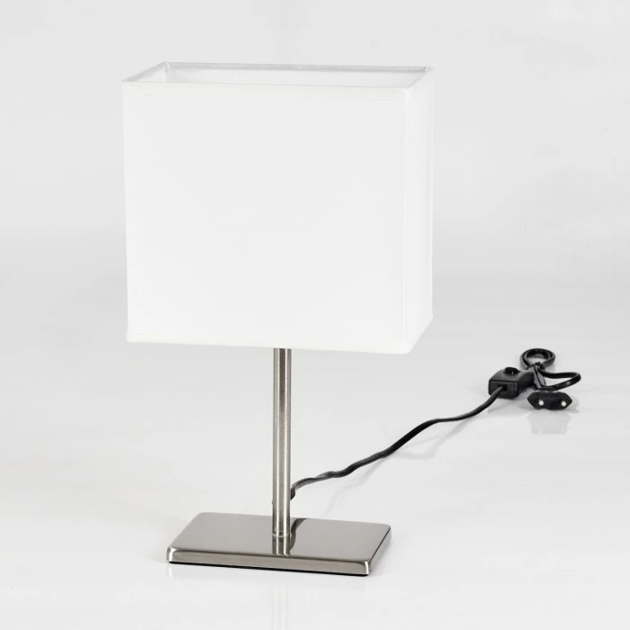 Hofstein Niukkala Tischleuchte Nickel-Matt, 1-flammig 7 Hofstein Niukkala Tischleuchte Nickel-Matt, 1-flammig – Bild 5