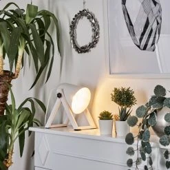 Hofstein Novilly Tischleuchte Weiß, 1-flammig -Günstiges Tischlampen Geschäft novilly tischleuchte h3263716 do1 8