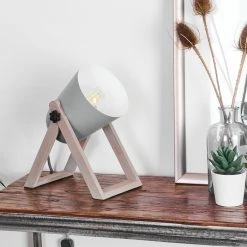 Hofstein Novilly Tischleuchte Holz hell, 1-flammig -Günstiges Tischlampen Geschäft novilly tischleuchte h3280225 do1 1