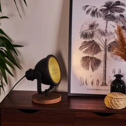 Hofstein Ogho Tischleuchte Schwarz, Holz dunkel, 1-flammig 24 Hofstein Ogho Tischleuchte Schwarz, Holz dunkel, 1-flammig -Günstiges Tischlampen Geschäft ogho tischleuchte h3402276 10