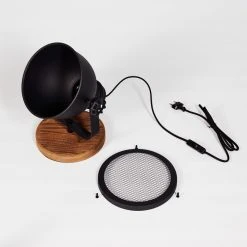 Hofstein Ogho Tischleuchte Schwarz, Holz dunkel, 1-flammig 18 Hofstein Ogho Tischleuchte Schwarz, Holz dunkel, 1-flammig -Günstiges Tischlampen Geschäft ogho tischleuchte h3402276 4