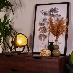 Hofstein Oghu Tischleuchte Schwarz, 1-flammig -Günstiges Tischlampen Geschäft oghu tischleuchte h3402009 6