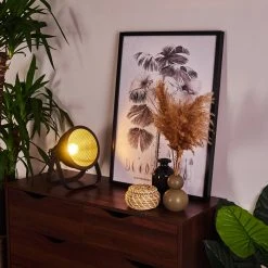 Hofstein Oghu Tischleuchte Schwarz, 1-flammig -Günstiges Tischlampen Geschäft oghu tischleuchte h3402009 9