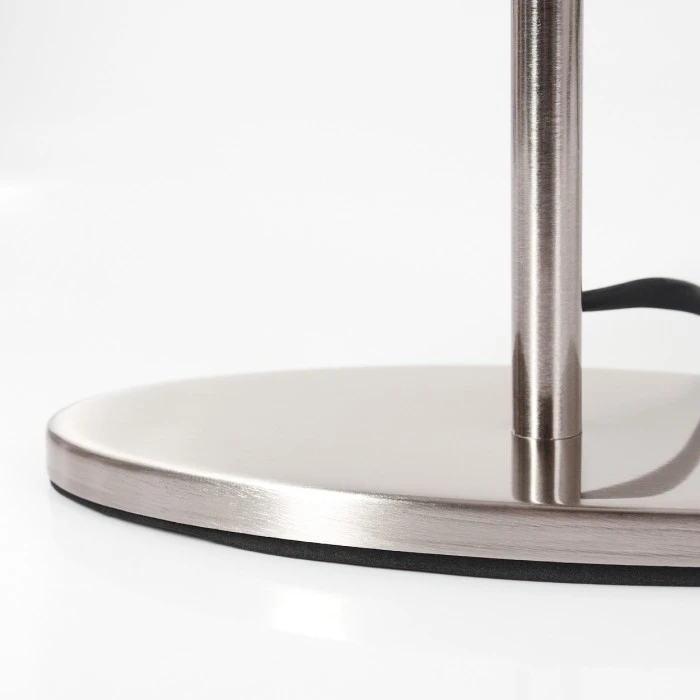 Hofstein Oilinki Tischleuchte Nickel-Matt, 1-flammig 5 Hofstein Oilinki Tischleuchte Nickel-Matt, 1-flammig – Bild 3