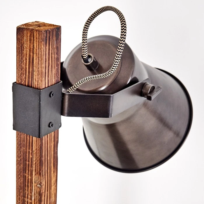 Hofstein Oksbol Tischleuchte Grau, Dunkelbraun, Stahl gebürstet, 1-flammig 20 Hofstein Oksbol Tischleuchte Grau, Dunkelbraun, Stahl gebürstet, 1-flammig – Bild 18