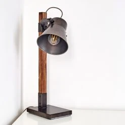 Hofstein Oksbol Tischleuchte Grau, Dunkelbraun, Stahl gebürstet, 1-flammig 24 Hofstein Oksbol Tischleuchte Grau, Dunkelbraun, Stahl gebürstet, 1-flammig -Günstiges Tischlampen Geschäft oksbol tischleuchte h3349588 4