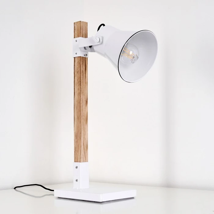 Hofstein Oksbol Tischleuchte Braun, Weiß, 1-flammig 15 Hofstein Oksbol Tischleuchte Braun, Weiß, 1-flammig – Bild 13