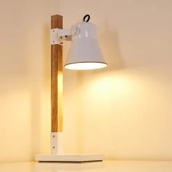 Hofstein Oksbol Tischleuchte Braun, Weiß, 1-flammig 24 Hofstein Oksbol Tischleuchte Braun, Weiß, 1-flammig -Günstiges Tischlampen Geschäft oksbol tischleuchte h3352212 5