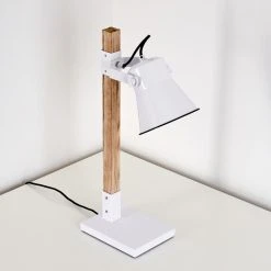 Hofstein Oksbol Tischleuchte Braun, Weiß, 1-flammig 27 Hofstein Oksbol Tischleuchte Braun, Weiß, 1-flammig -Günstiges Tischlampen Geschäft oksbol tischleuchte h3352212 8