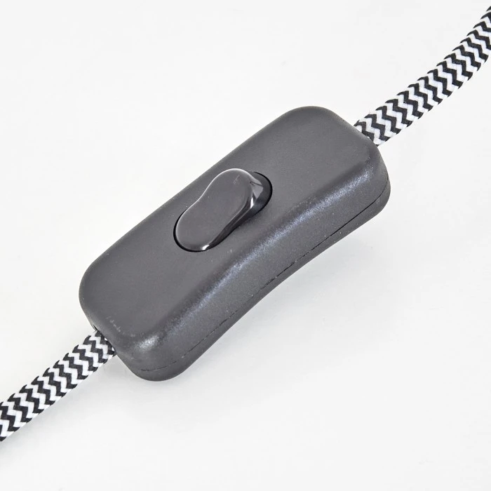 Hofstein Okseoer Tischleuchte Schwarz, Holz hell, 1-flammig 5 Hofstein Okseoer Tischleuchte Schwarz, Holz hell, 1-flammig – Bild 3