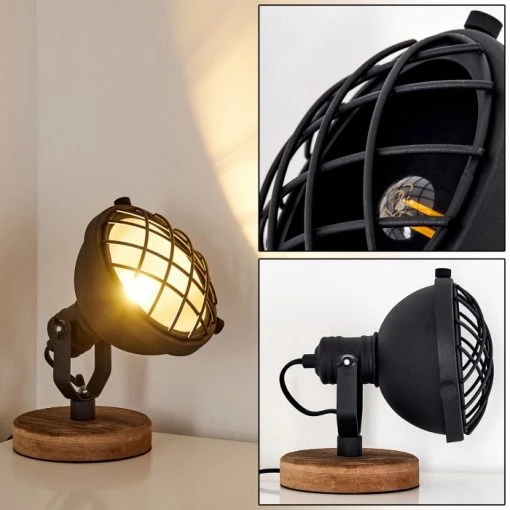 Hofstein Onsala Tischleuchte Schwarz, Holz hell, 1-flammig 2 Hofstein Onsala Tischleuchte Schwarz, Holz hell, 1-flammig -Günstiges Tischlampen Geschäft onsala tischleuchte h3354629 0