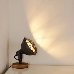 Hofstein Onsala Tischleuchte Schwarz, Holz hell, 1-flammig -Günstiges Tischlampen Geschäft onsala tischleuchte h3354629 6